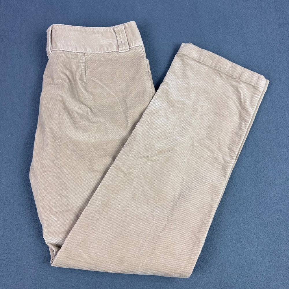 Dockers Women Nouveau Fit Tan Corduroy Pants Straight Leg Beige Size 8 250380826